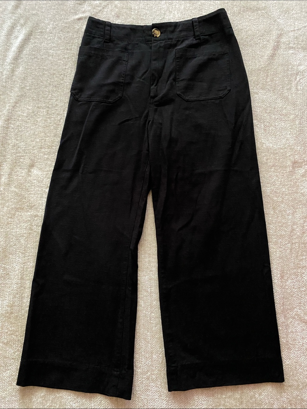 Velvet Heart Women’s High-Waist Wide Leg Black Pants Size Small